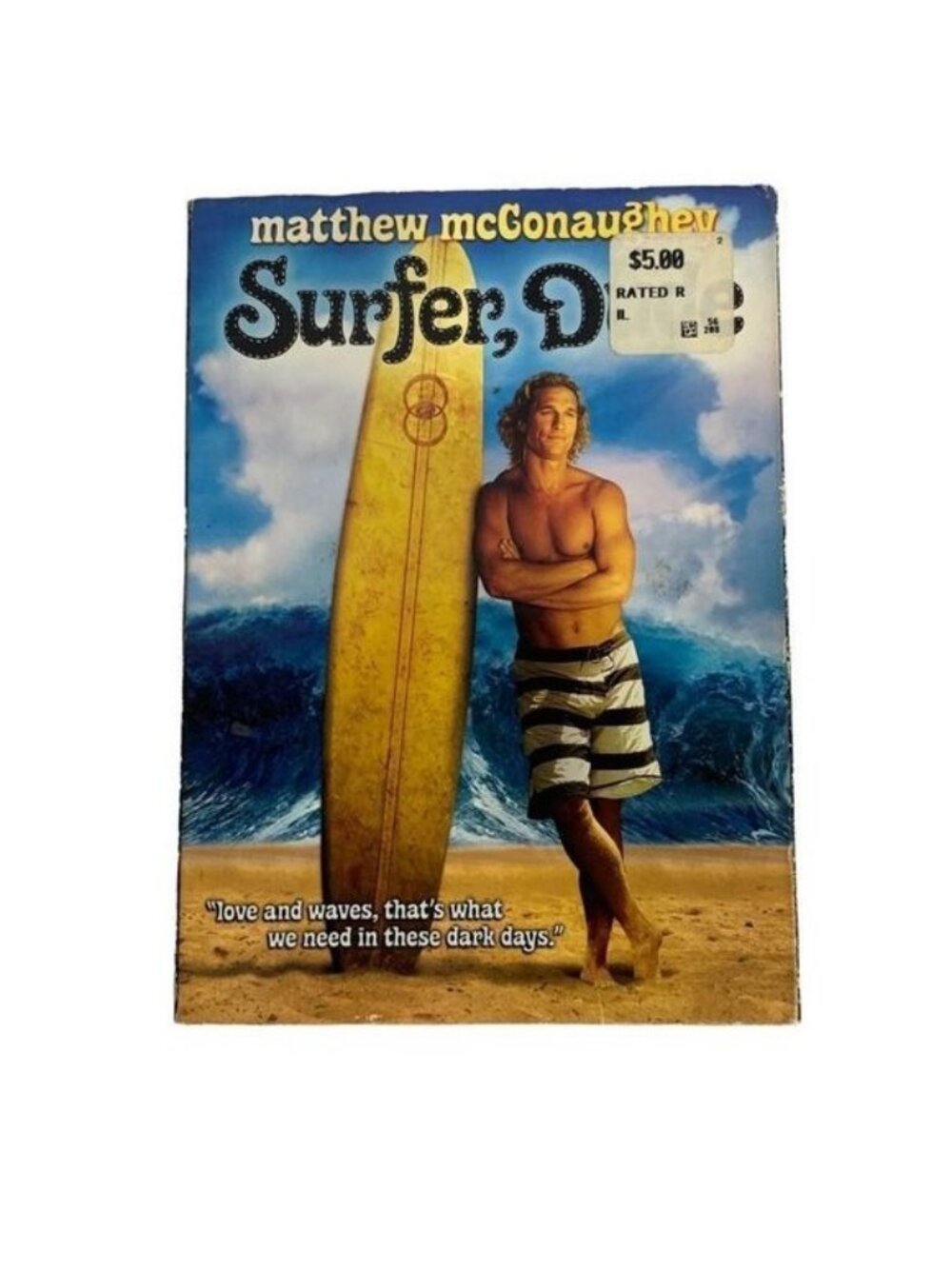 Surfer Dude DVD 2008 Matthew McConaughey Comedy Anchor Bay R Rated Special